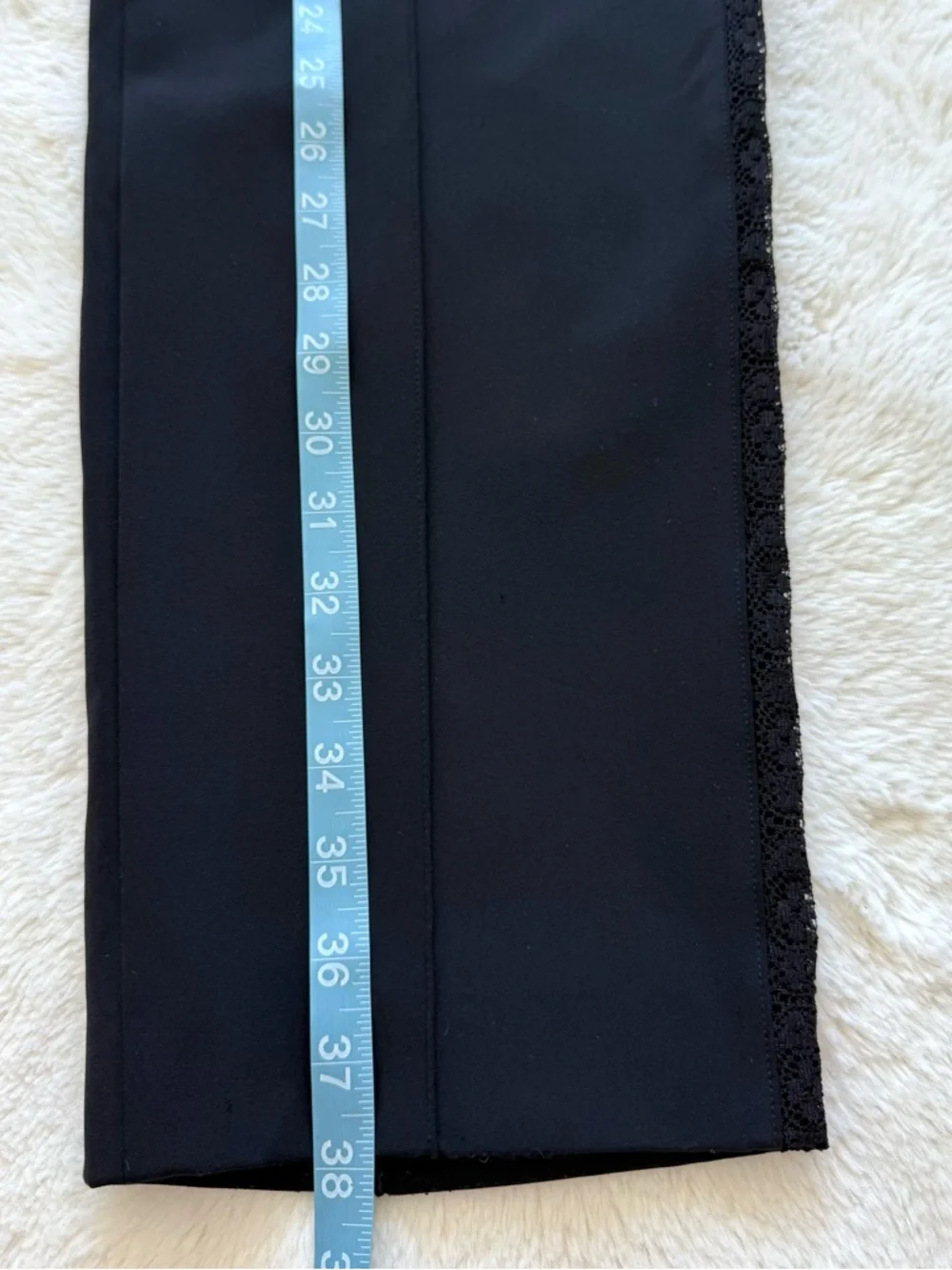 Escada women pants with laces details size 40 or 10 US Authentic - Picture 5 of 8